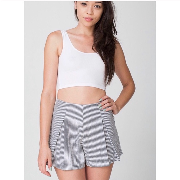 American Apparel Seersucker Hampton Shorts - Picture 1 of 4